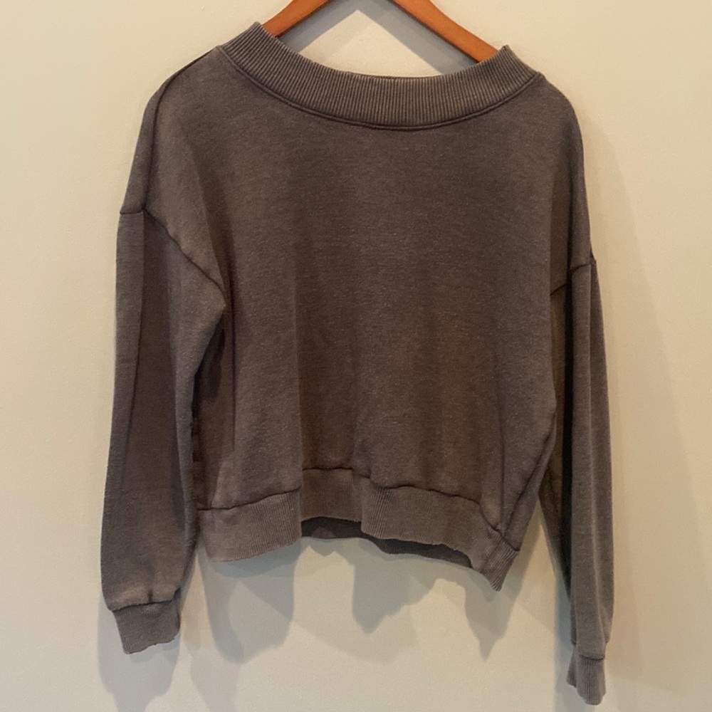 Aerie Gray Crewneck